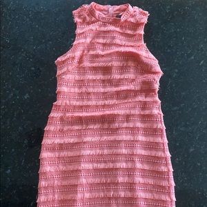 Coral j.Crew Fringe Dress